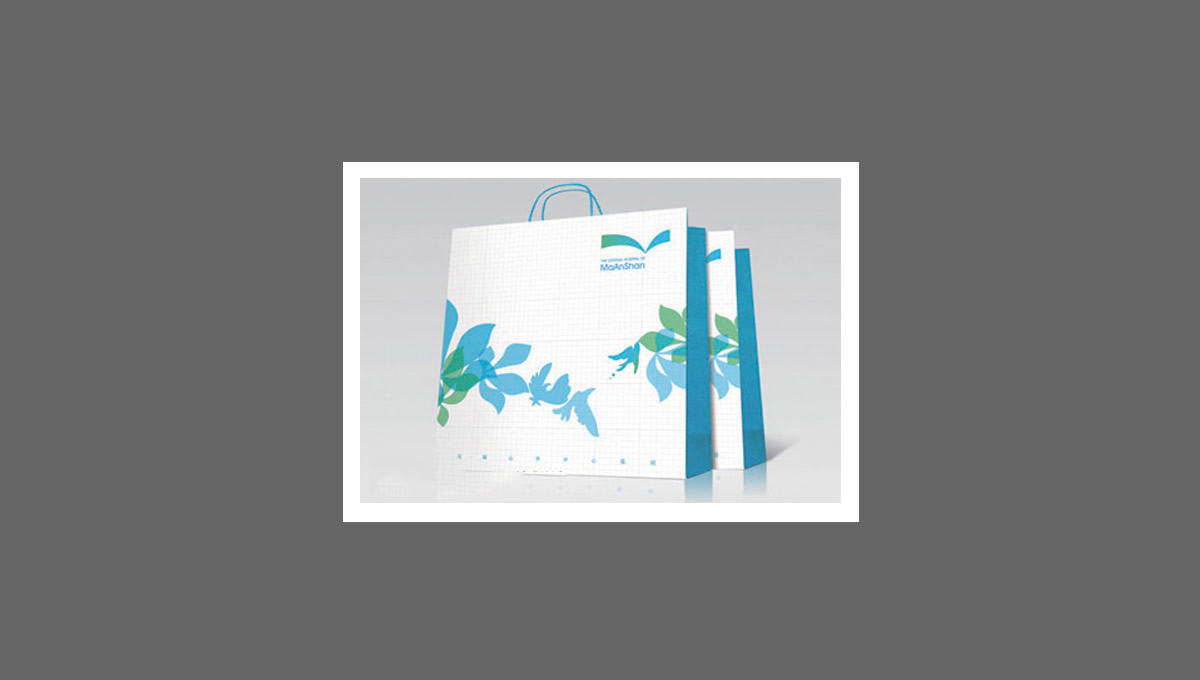 安徽馬鞍山中心醫(yī)院標志及VI設計