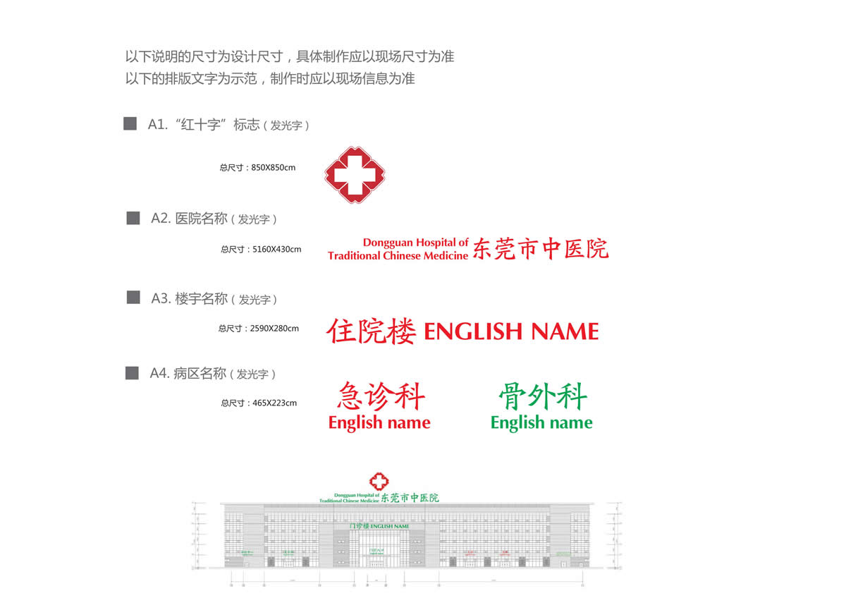 東莞中醫院整體導視系統設計