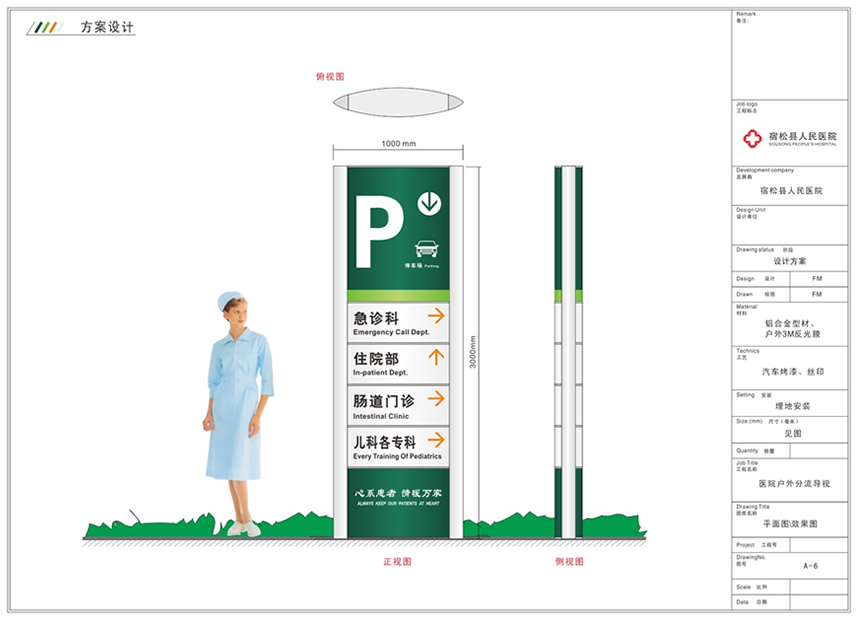 宿松人民醫院導視設計