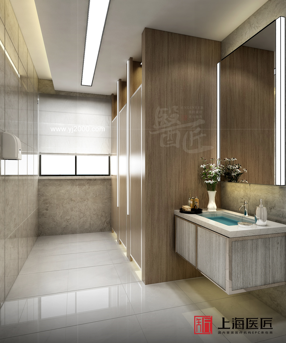 大連三里橋門診部洗手間設計